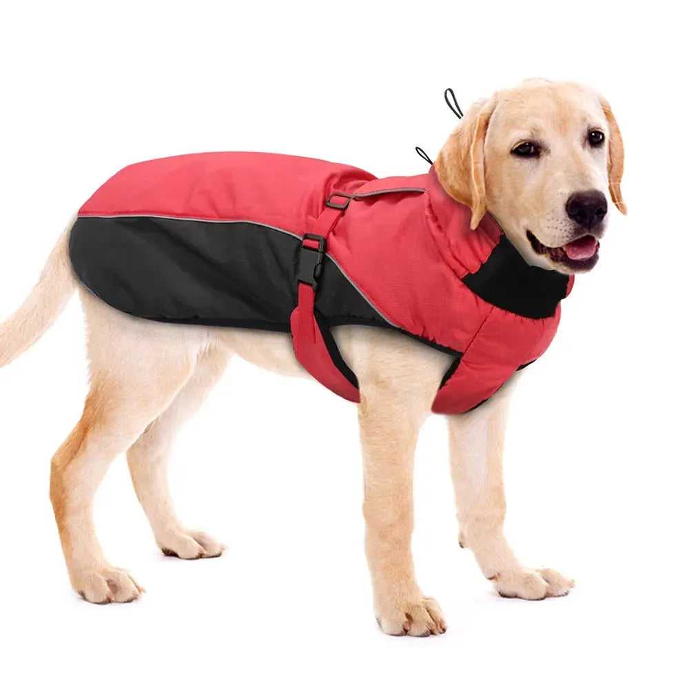 Waterproof Big Dog Clothes Warm Large Dog Coat Jacket Reflective Raincoat Clothing For Medium Large Dogs French Bulldog XL - 6XL - Finnigan's Play Pen