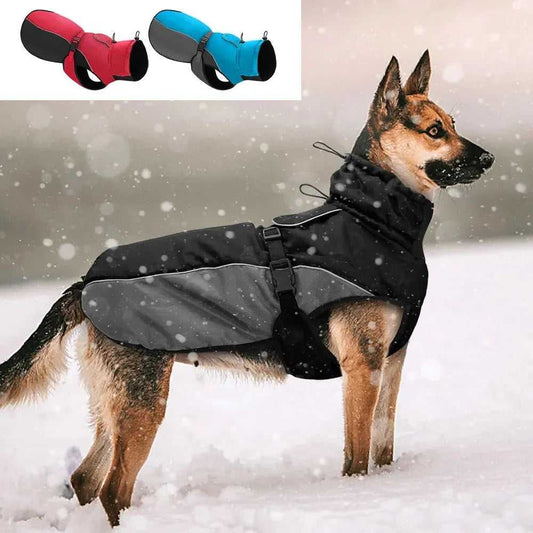 Waterproof Big Dog Clothes Warm Large Dog Coat Jacket Reflective Raincoat Clothing For Medium Large Dogs French Bulldog XL - 6XL - Finnigan's Play Pen