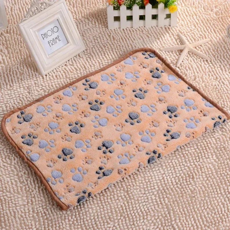 3 Sizes Cute Warm Pet Bed Mat Cover Towel Handcrafted Cat Dog Fleece Soft Blanket for Small Medium Large dogs Puppy Pet Supplies - Finnigan's Play Pen