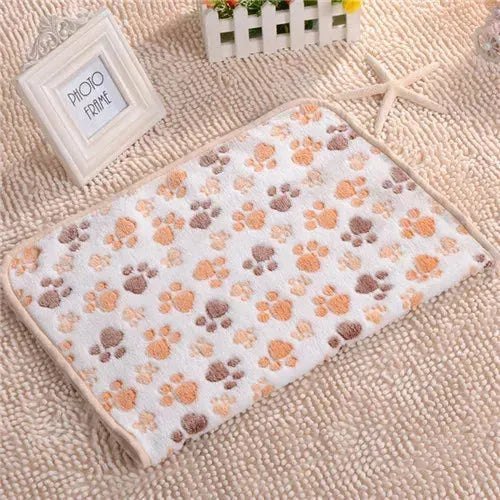 3 Sizes Cute Warm Pet Bed Mat Cover Towel Handcrafted Cat Dog Fleece Soft Blanket for Small Medium Large dogs Puppy Pet Supplies - Finnigan's Play Pen