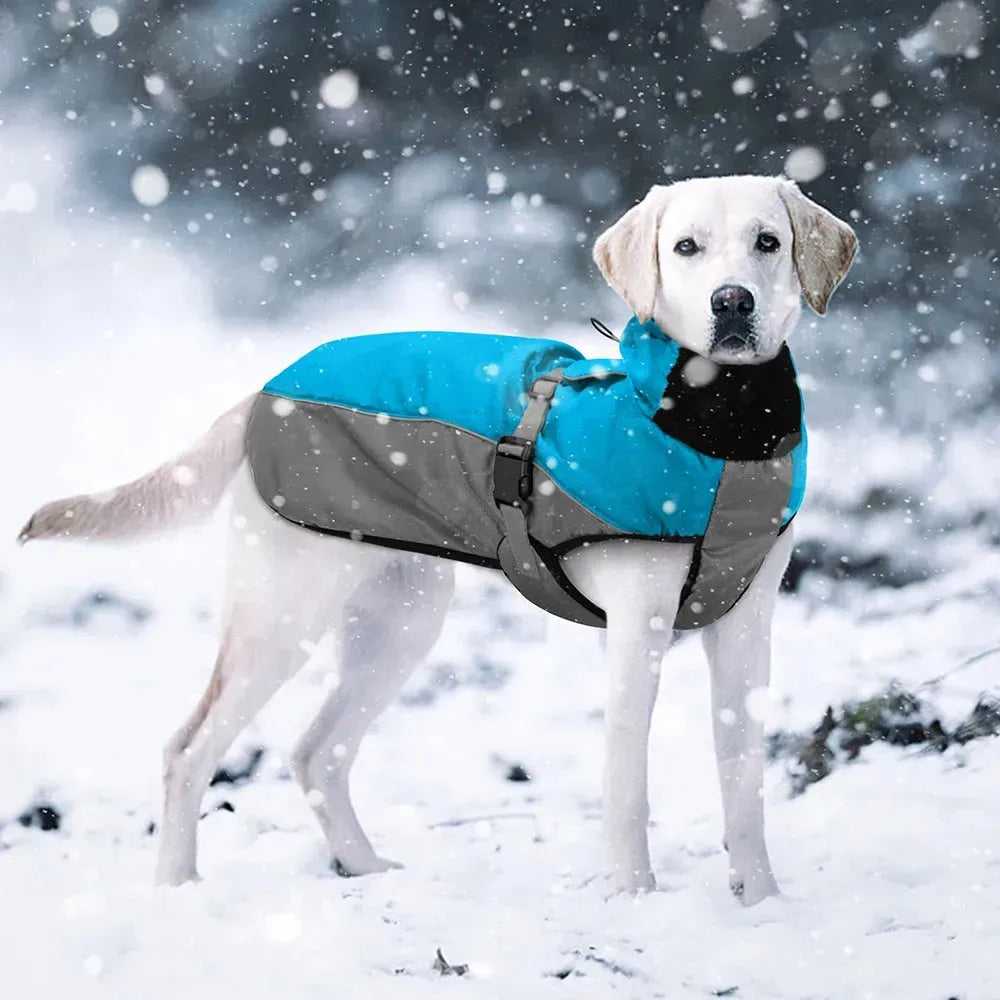 Waterproof Big Dog Clothes Warm Large Dog Coat Jacket Reflective Raincoat Clothing For Medium Large Dogs French Bulldog XL - 6XL - Finnigan's Play Pen