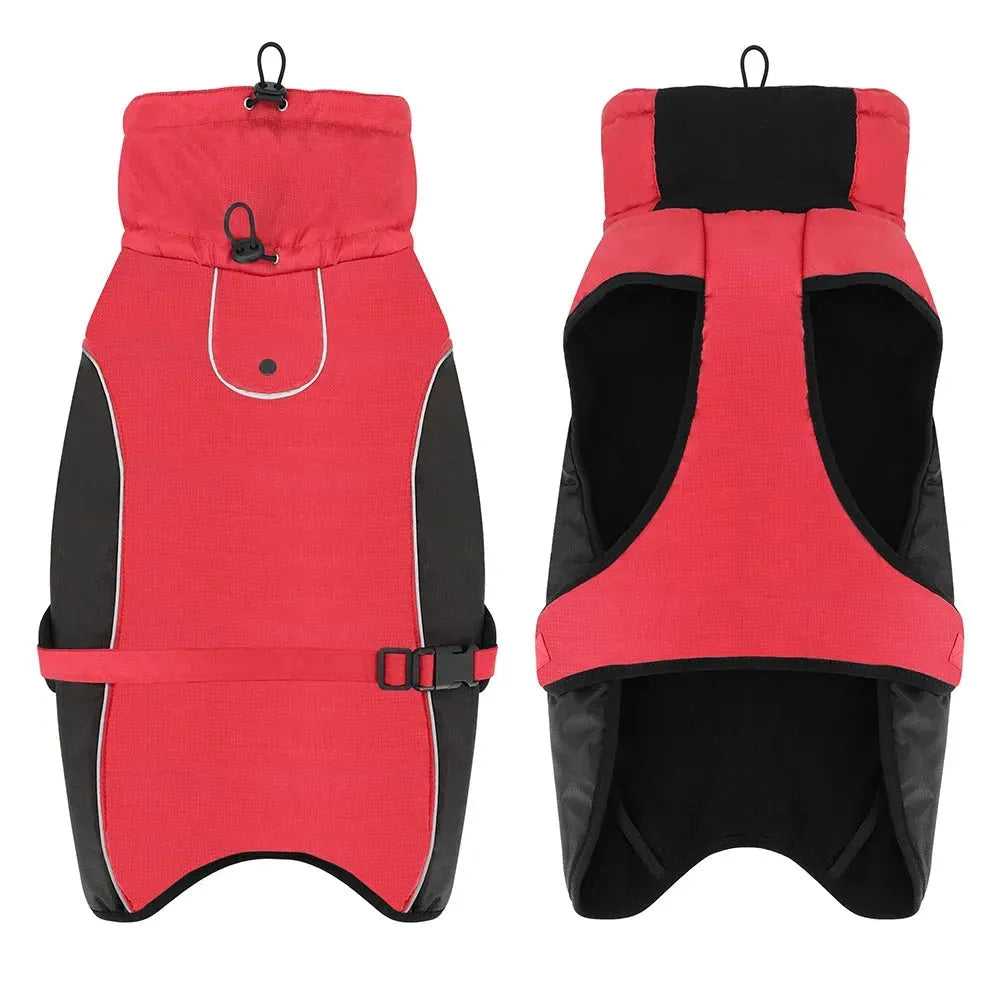 Waterproof Big Dog Clothes Warm Large Dog Coat Jacket Reflective Raincoat Clothing For Medium Large Dogs French Bulldog XL - 6XL - Finnigan's Play Pen
