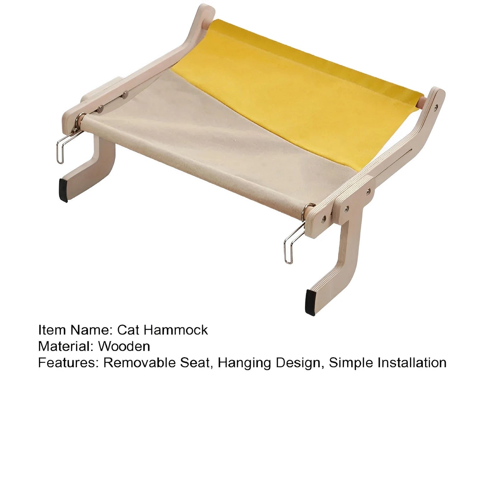 Bedside Bed Pet Nest Window Hanging Cat Bed Portable Removable Balcony Cat Hanging Hammock  - Finnigan's Play Pen