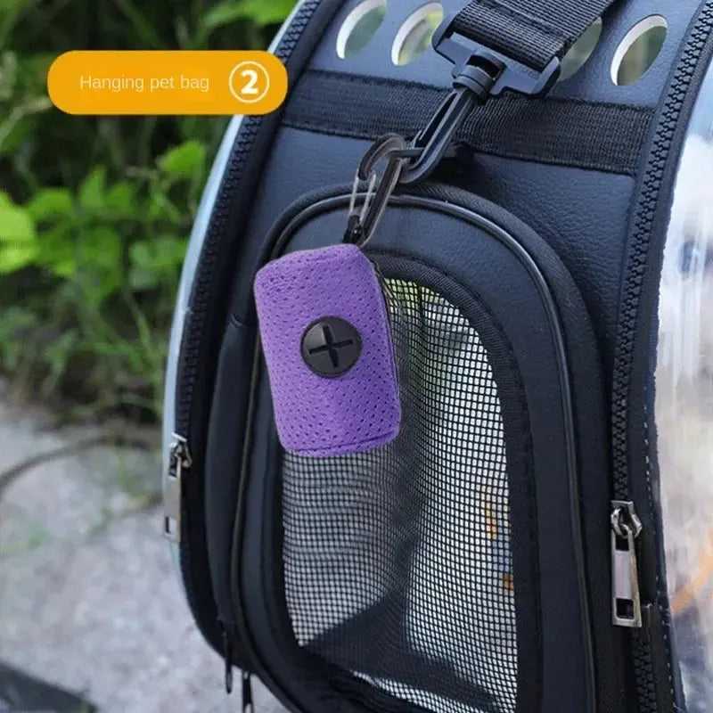 Dog Poop Bag Dispenser Hangingable Dog Waste Bag Holder Bags Dispenser for Dogs Walking Garbage Bags Dispensers Pet Supplies - Finnigan's Play Pen