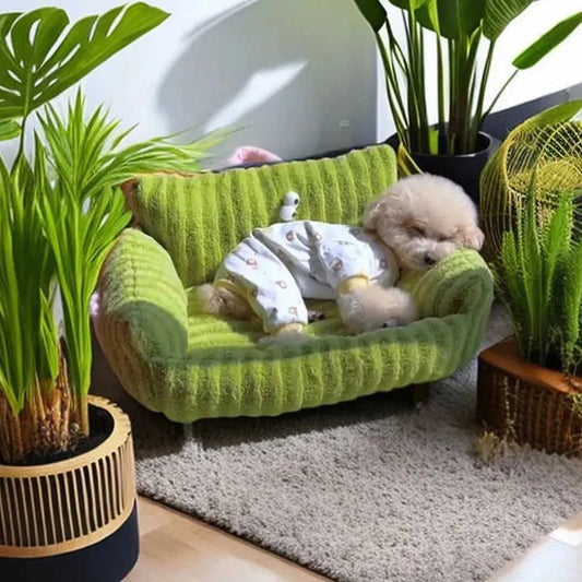 Puppy special sofa kennel winter warm pet Internet celebrity cat nest small dog dog sleeping mat cushion winter bed - Finnigan's Play Pen