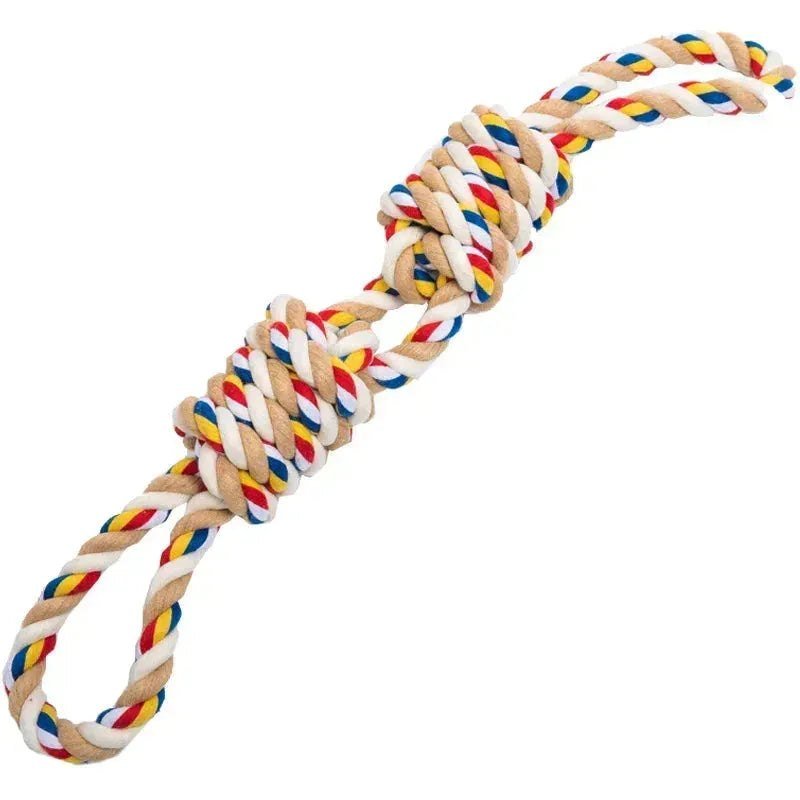 ATUBAN Giant Dog Rope Toy for Extra Large Dogs - Indestructible Dog Toy for Aggressive Chewers and Large Breeds 42IN Long 6 Knot - Finnigan's Play Pen