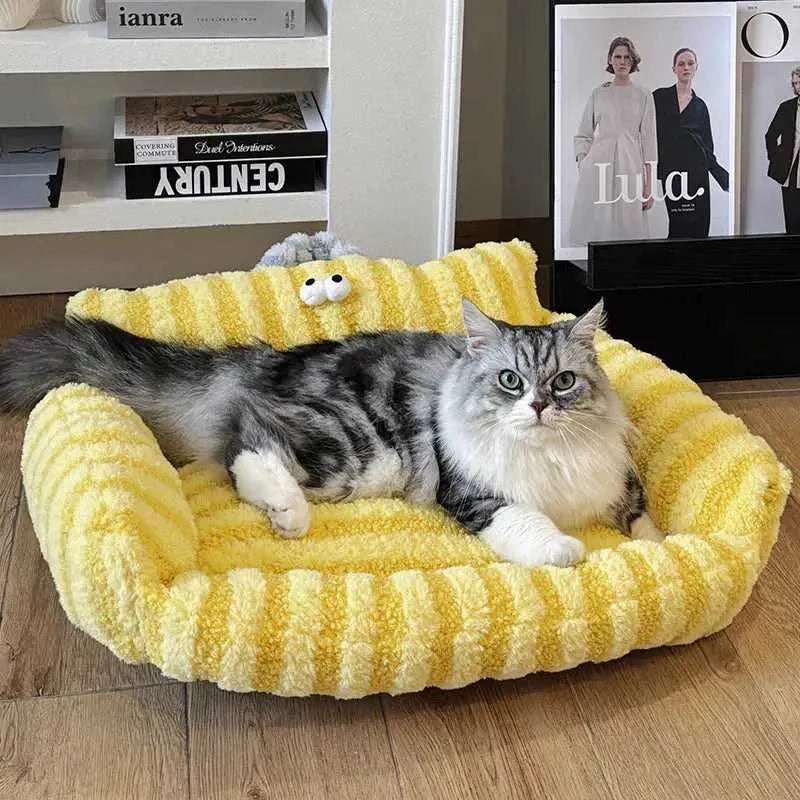 Puppy special sofa kennel winter warm pet Internet celebrity cat nest small dog dog sleeping mat cushion winter bed - Finnigan's Play Pen