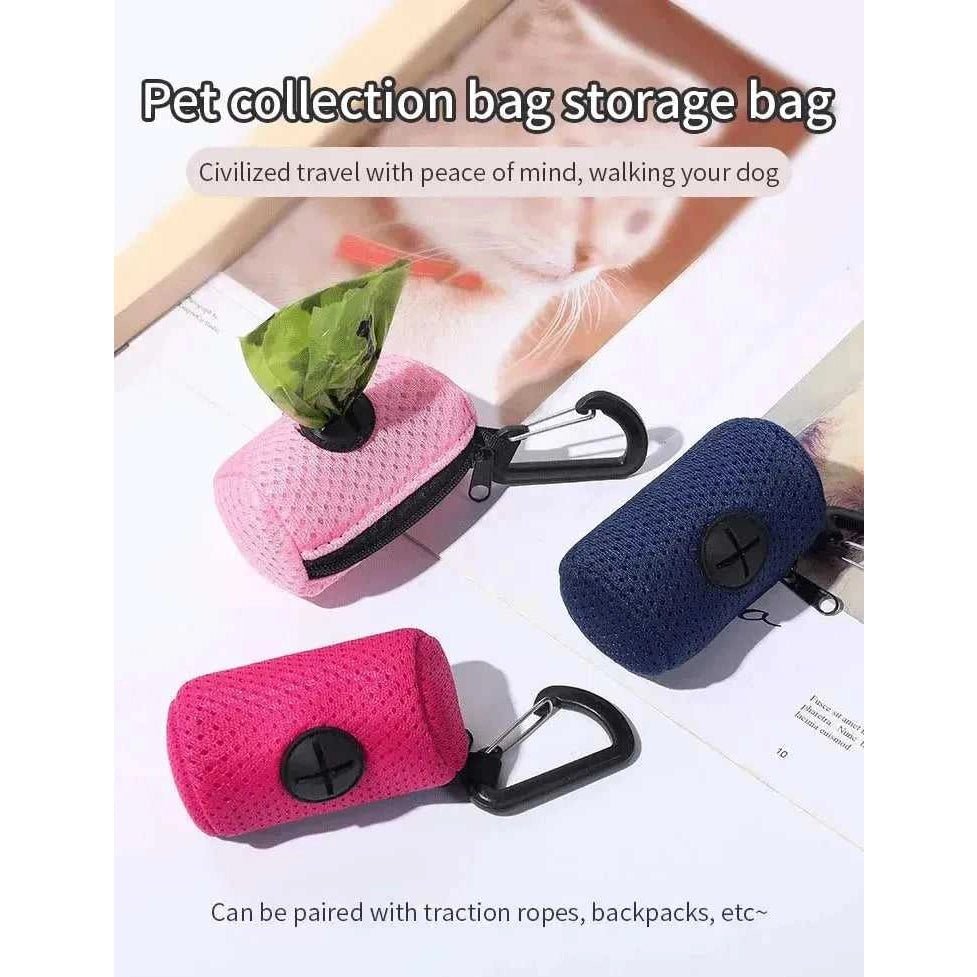 Dog Poop Bag Dispenser Hangingable Dog Waste Bag Holder Bags Dispenser for Dogs Walking Garbage Bags Dispensers Pet Supplies - Finnigan's Play Pen