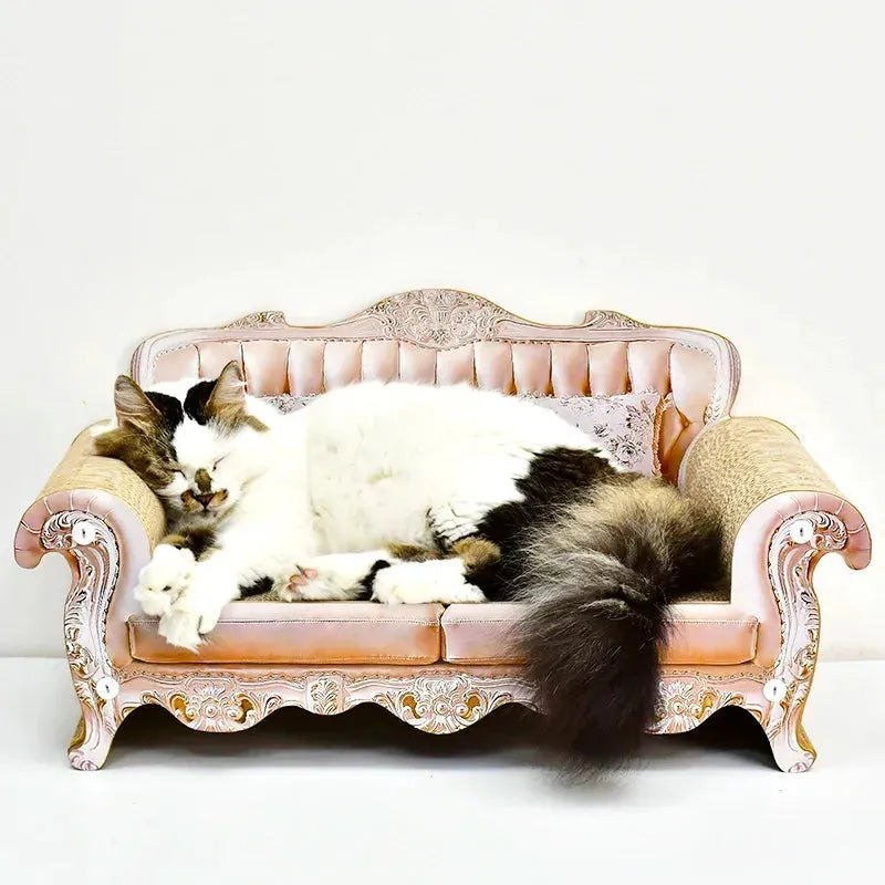 Pet furniture Cat Scratcher Sofa cat bed with scratching corrugated scratch board Large kitten couch - Finnigan's Play Pen