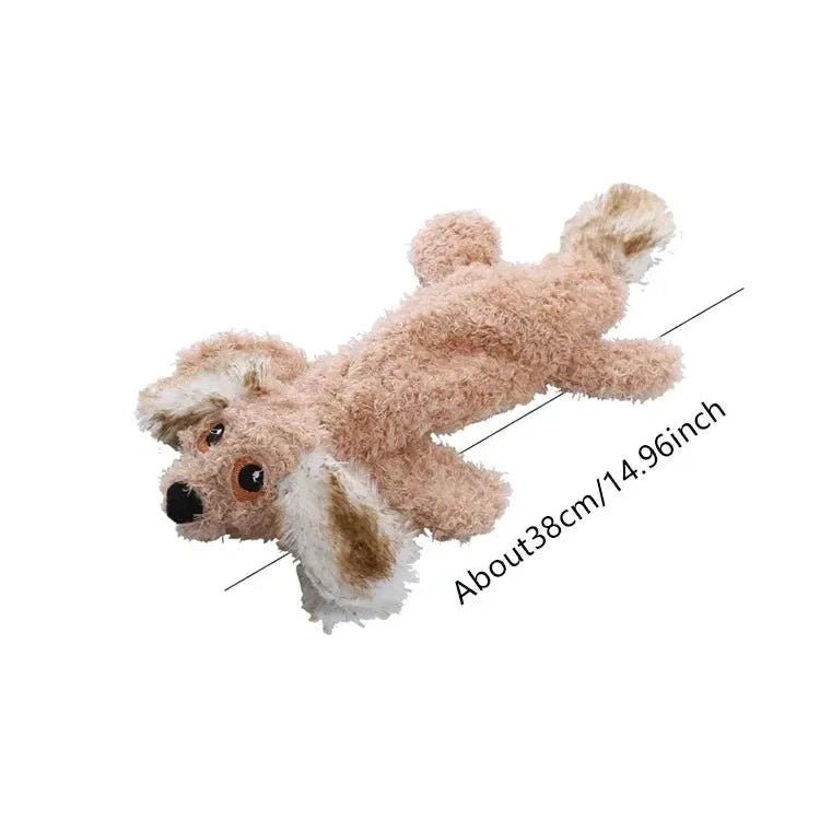 Plush fur shell dog toy Bite resistant vocal pet products Grinding teeth cleaning educational doll - Finnigan's Play Pen