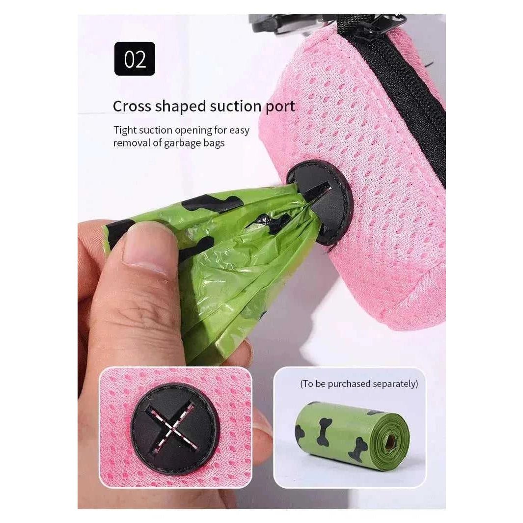 Dog Poop Bag Dispenser Hangingable Dog Waste Bag Holder Bags Dispenser for Dogs Walking Garbage Bags Dispensers Pet Supplies - Finnigan's Play Pen