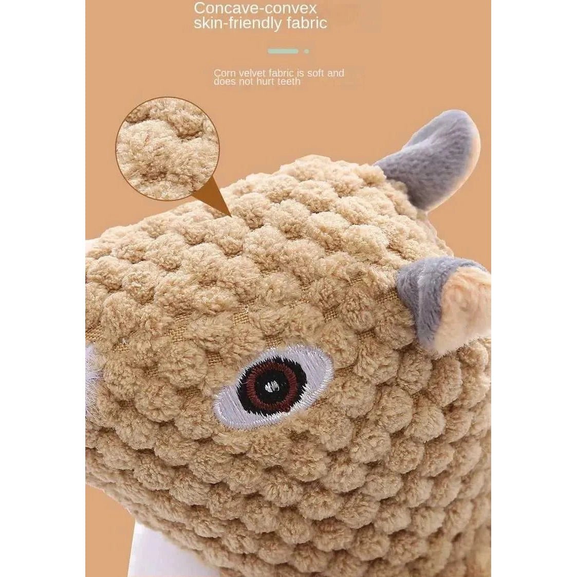Funny Squirrel Koala Plush Dog Squeaky Toys Small Large Dogs Interactive Bite Resistant Toy Pets Accessories Supplies - Finnigan's Play Pen