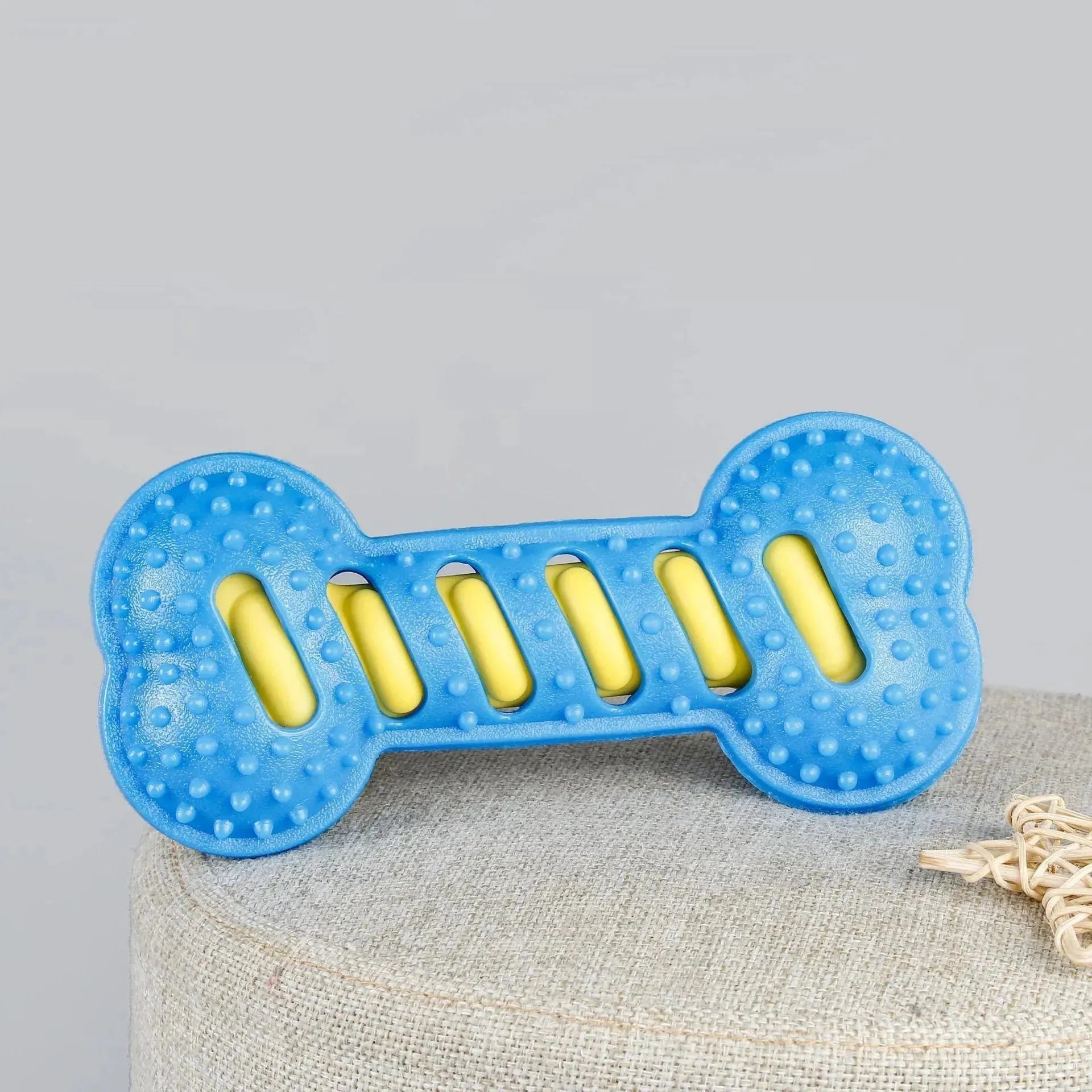 Dog Bone Toy Chew supplies For Puppies Pet Teething Bite resistant nylon bones Pet Teether Supplies Soundable - Finnigan's Play Pen