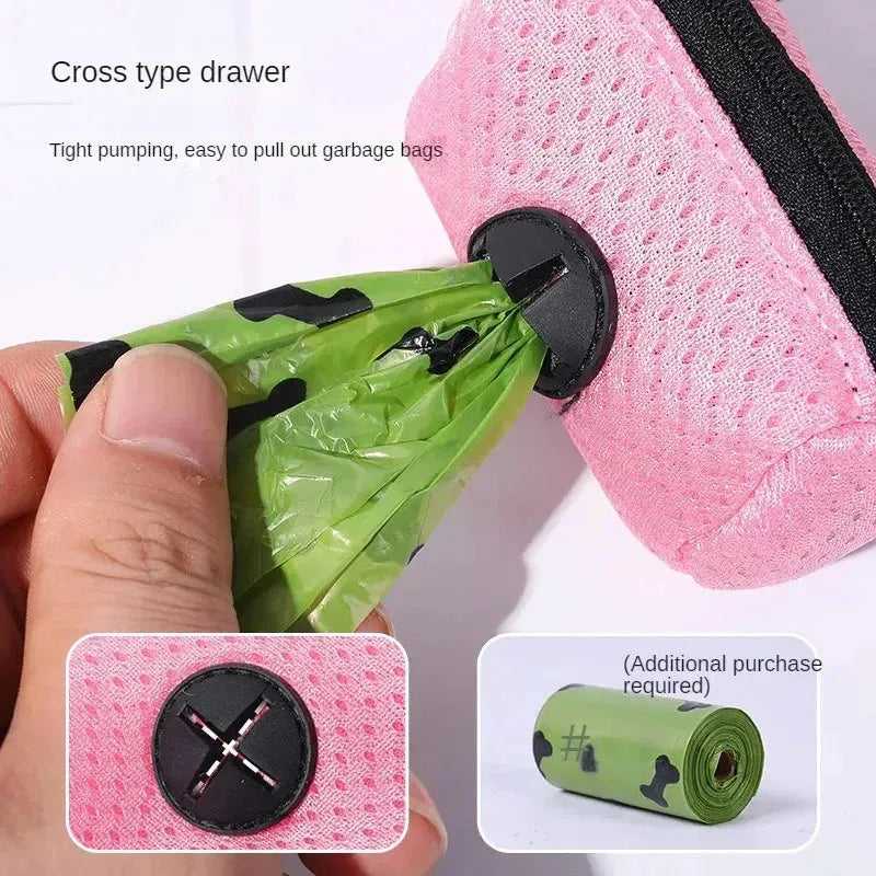 Dog Poop Bag Dispenser Hangingable Dog Waste Bag Holder Bags Dispenser for Dogs Walking Garbage Bags Dispensers Pet Supplies - Finnigan's Play Pen