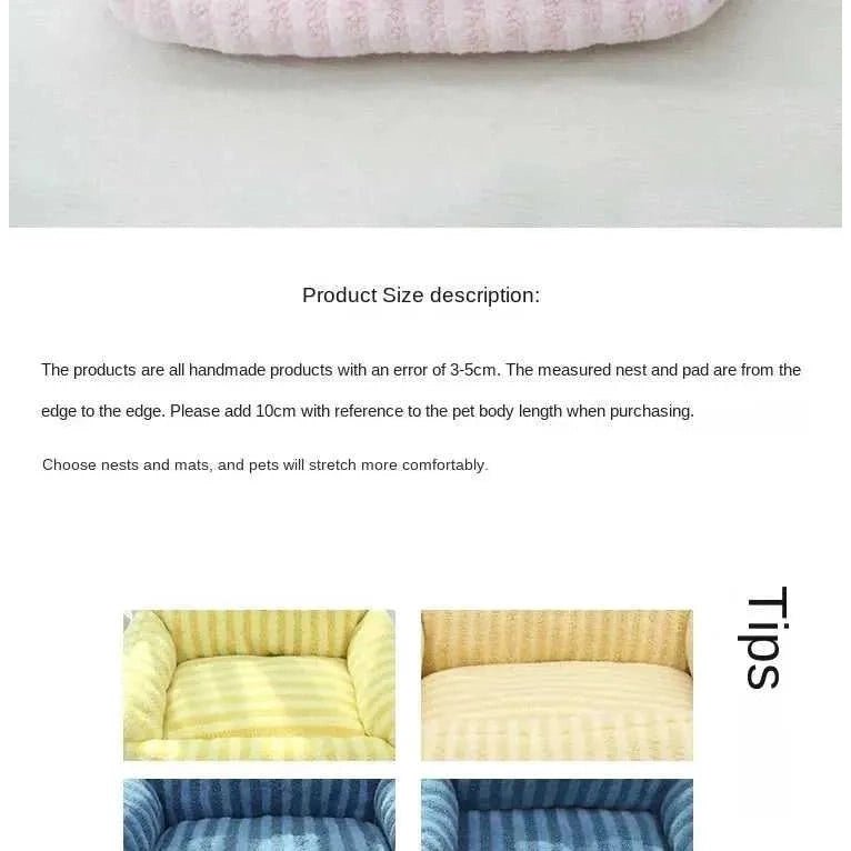Puppy special sofa kennel winter warm pet Internet celebrity cat nest small dog dog sleeping mat cushion winter bed - Finnigan's Play Pen
