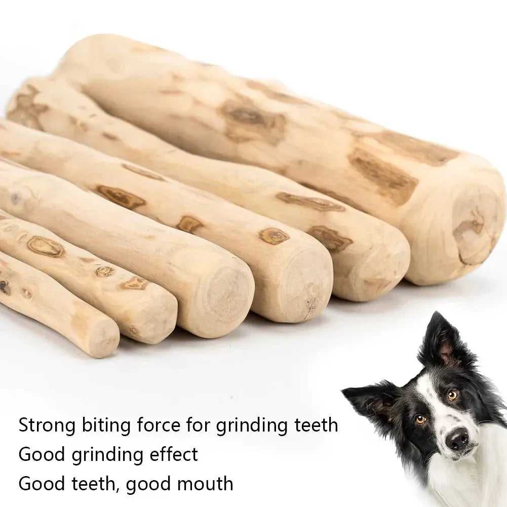 Dog Teeth Grinding Rod Wooden Chewing Toy Natural Coffee Wood Chewable Stick Bite - Resistant Pet Relieve Anxiety Toy Pet Supplies - Finnigan's Play Pen