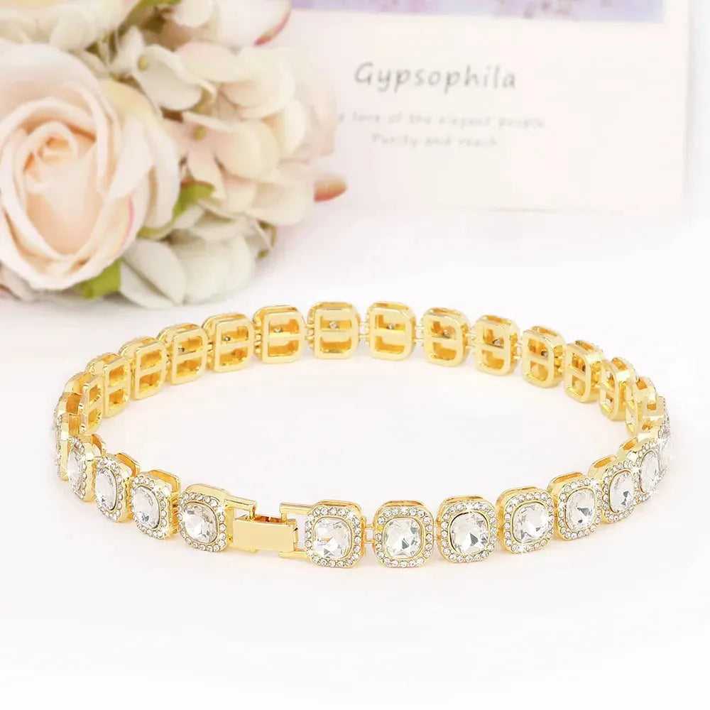 Bling Diamond Dog Chain Collar Crystal Rhinestone Pet Necklace Collar Luxury Shining Collars for Small Medium Dogs Cat