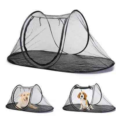 Enchanted Paws Royal Pawlace: Opulent Foldable Pet Tent