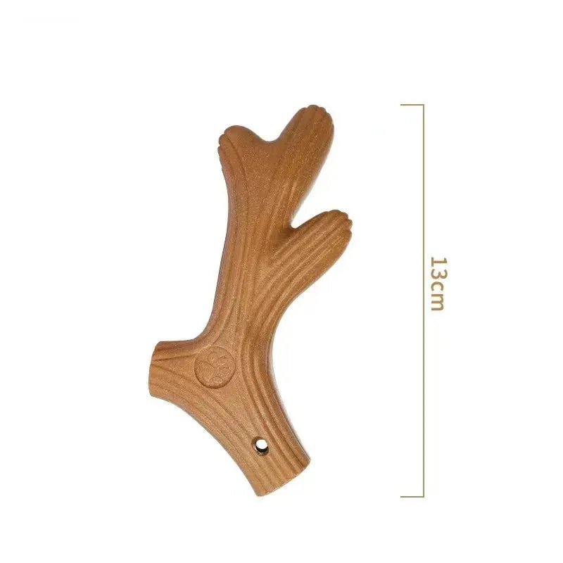 Bite Resistant Pet Dog Chew Toys Molar Teeth Clean Stick Interesting Pine Wood Cute Bone Shape Durable Pet Accessories - Finnigan's Play Pen