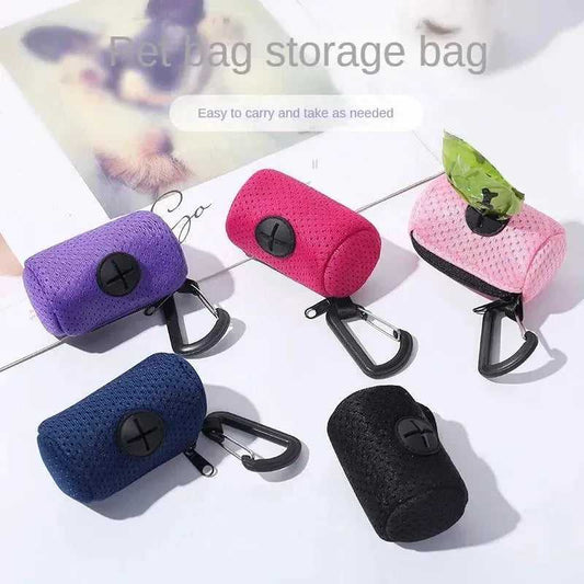 Dog Poop Bag Dispenser Hangingable Dog Waste Bag Holder Bags Dispenser for Dogs Walking Garbage Bags Dispensers Pet Supplies - Finnigan's Play Pen