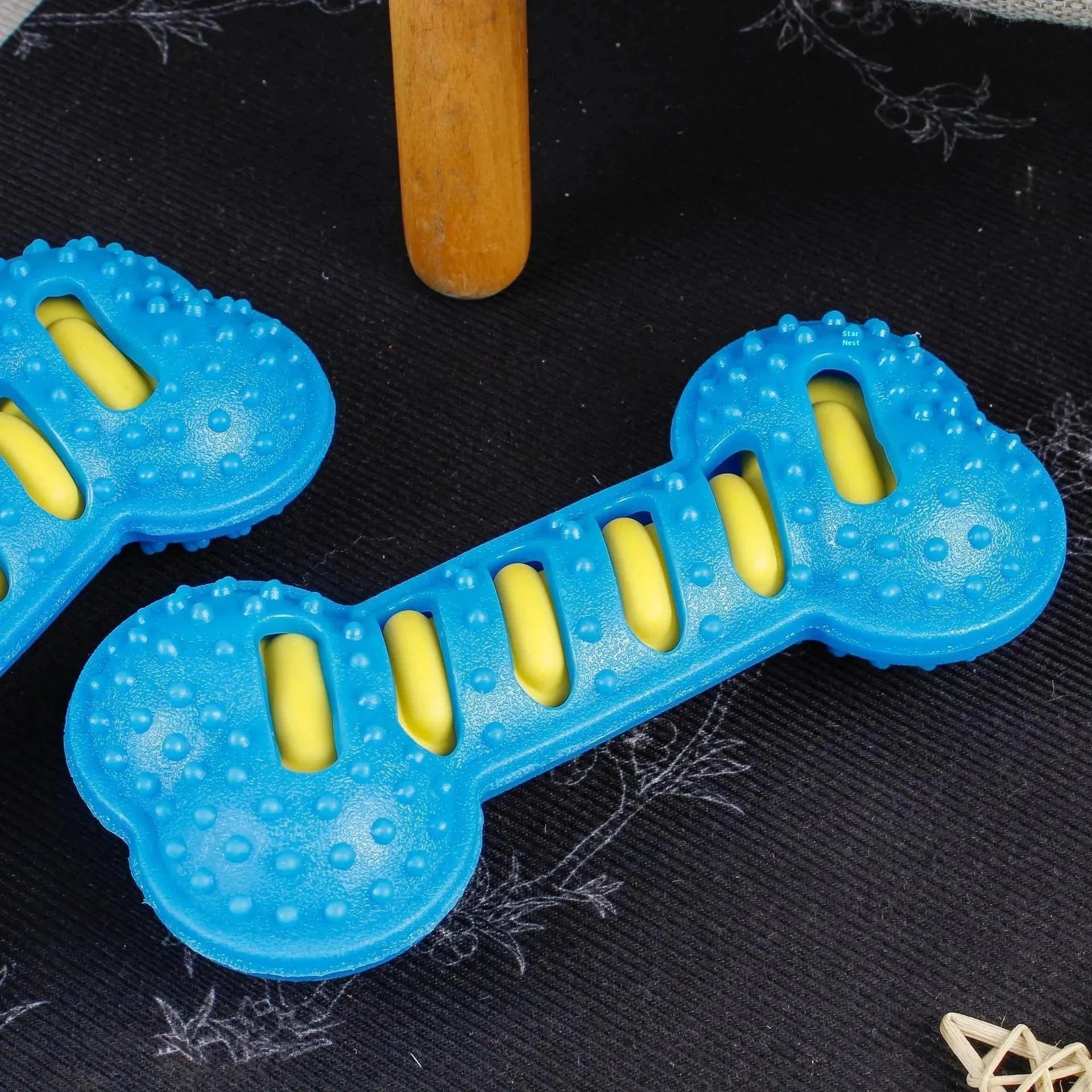 Dog Bone Toy Chew supplies For Puppies Pet Teething Bite resistant nylon bones Pet Teether Supplies Soundable - Finnigan's Play Pen