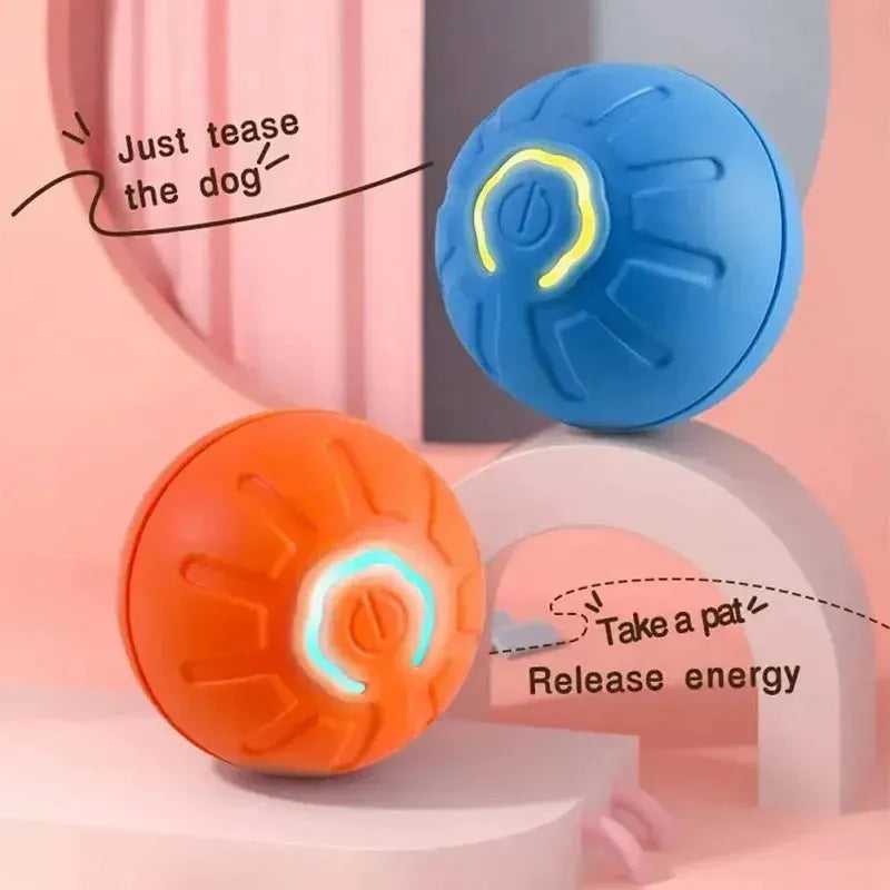 Dog Toy Ball Automatic Moving Bouncing Rolling Ball USB Smart puppy Interactive Dog Chew Toy Ball - Finnigan's Play Pen
