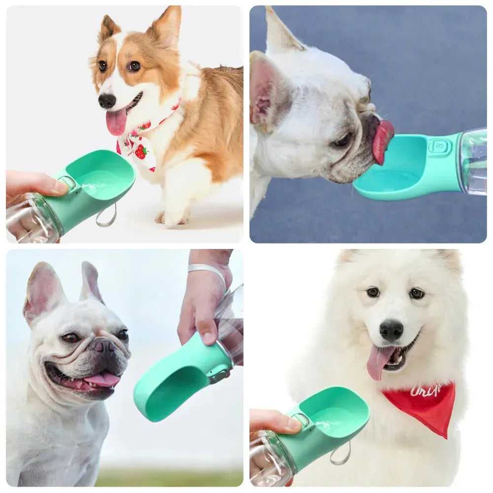 Portable Dog Water Bottle For Small Large Dogs Cat Outdoor Leakproof Walking Drinking Bowls Chihuahua French Bulldog Supplies - Finnigan's Play Pen