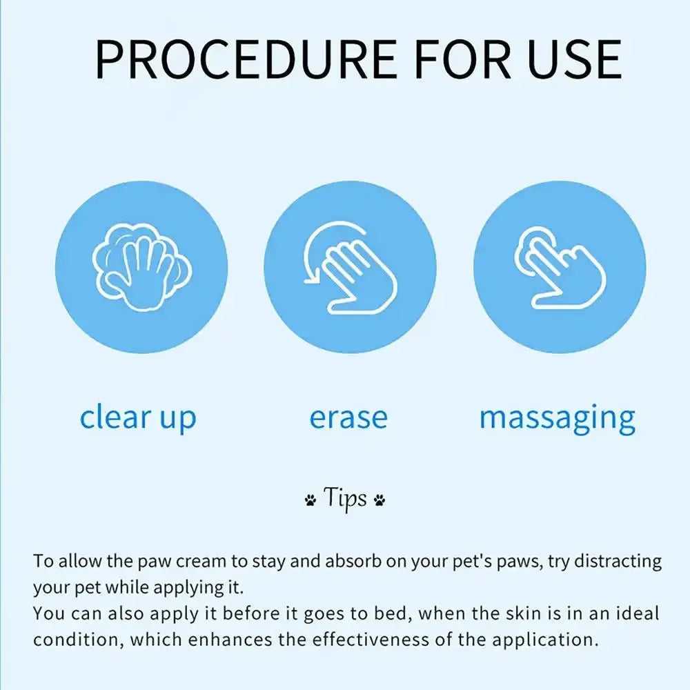 Paw Balm for Cats 50g Cat Dog Paw Protective Cream Pet Nose Protector Moisturizer Pet Crack Feet Repair Accessories for Cats - Finnigan's Play Pen