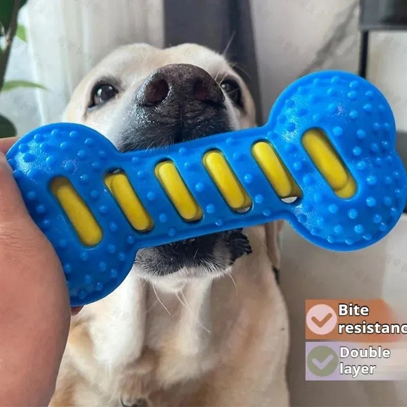 Dog Bone Toy Chew supplies For Puppies Pet Teething Bite resistant nylon bones Pet Teether Supplies Soundable - Finnigan's Play Pen