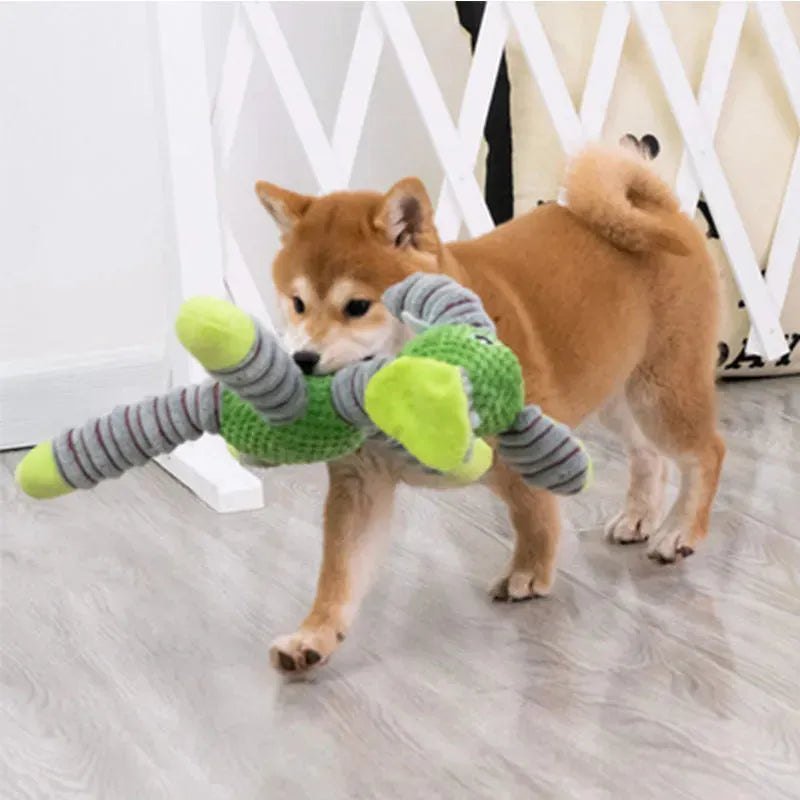Indestructible Large Dog Sound Squeaky Toys Animals Shape Pet Soft Plush Chew Molar Training Toy Puppy Bite Teeth Dental Toys - Finnigan's Play Pen