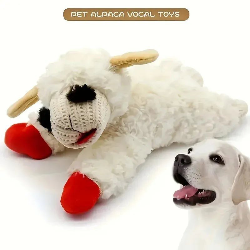 1pc plush doll pet toy with sound lamb doll alpaca panda doll plush toy - Finnigan's Play Pen