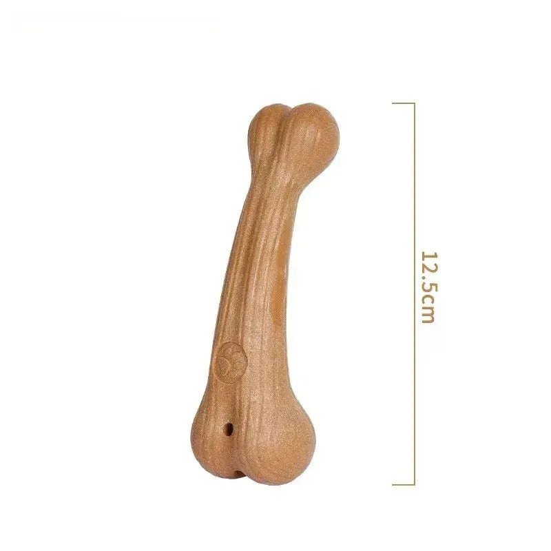 Bite Resistant Pet Dog Chew Toys Molar Teeth Clean Stick Interesting Pine Wood Cute Bone Shape Durable Pet Accessories - Finnigan's Play Pen