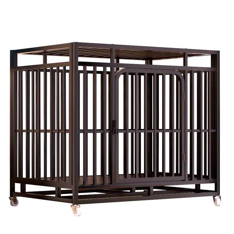 Large Dog Cages with Thickened All Square Tubes Indoor Pet Cages with Toilets Iron Cages Dog Nests - Finnigan's Play Pen
