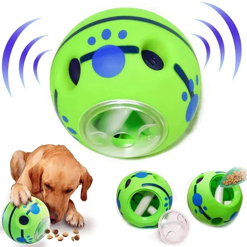 Benepaw Interactive Dog Toys Food Dispensing Treat Pet Giggle Ball Safe Dog Squeaky Puppy Puzzle Toy For Small Medium Large Dog - Finnigan's Play Pen