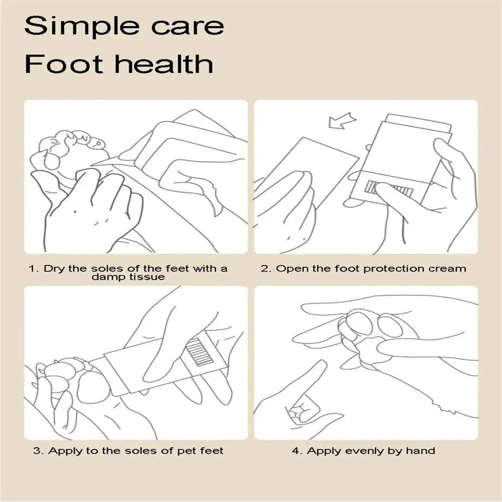 Paw Care Balm Moisturizing Paw Balm Protection For Dog Feet Foot Pads Creates An Invisible Barrier For Dogs Protects From Cracks - Finnigan's Play Pen