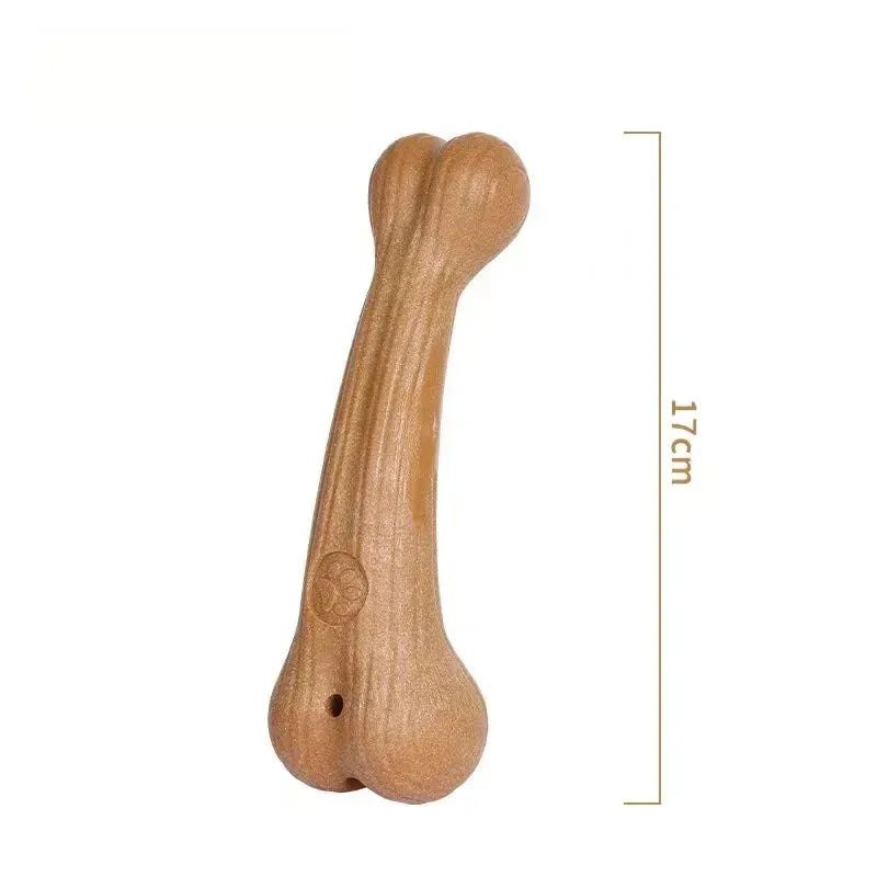 Bite Resistant Pet Dog Chew Toys Molar Teeth Clean Stick Interesting Pine Wood Cute Bone Shape Durable Pet Accessories - Finnigan's Play Pen