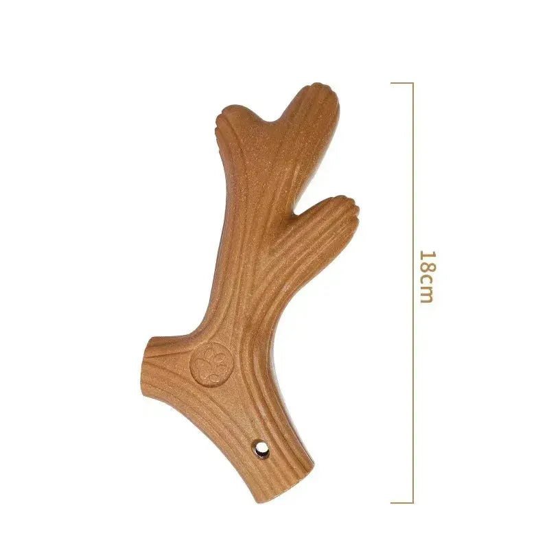 Bite Resistant Pet Dog Chew Toys Molar Teeth Clean Stick Interesting Pine Wood Cute Bone Shape Durable Pet Accessories - Finnigan's Play Pen