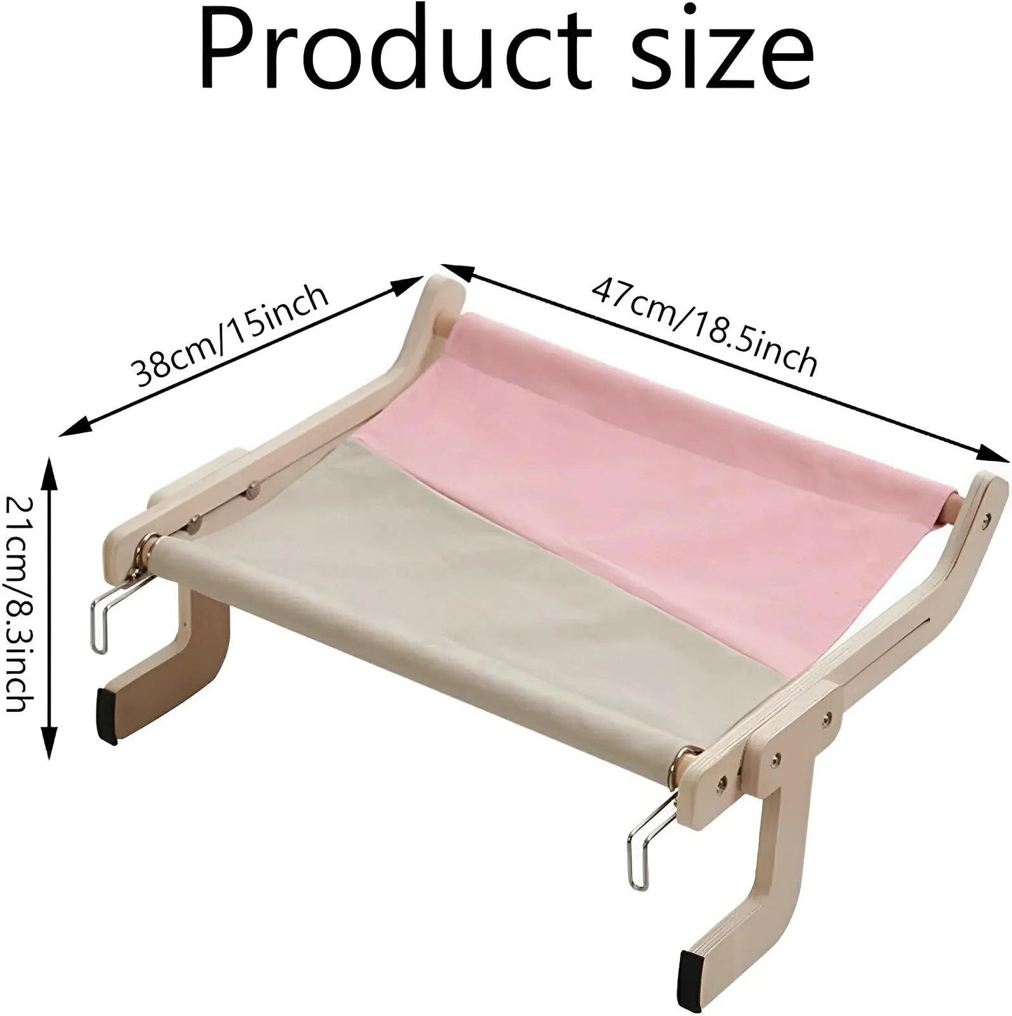 Bedside Bed Pet Nest Window Hanging Cat Bed Portable Removable Balcony Cat Hanging Hammock  - Finnigan's Play Pen