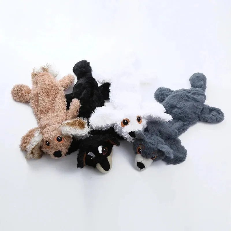 Plush fur shell dog toy Bite resistant vocal pet products Grinding teeth cleaning educational doll - Finnigan's Play Pen