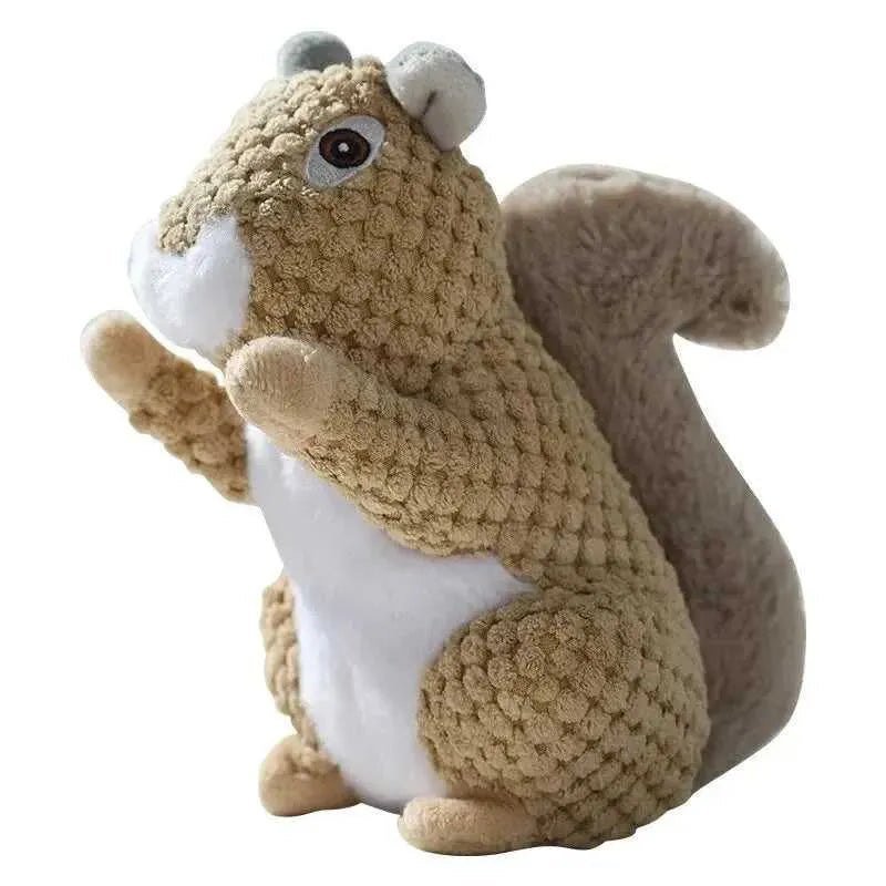 Funny Squirrel Koala Plush Dog Squeaky Toys Small Large Dogs Interactive Bite Resistant Toy Pets Accessories Supplies - Finnigan's Play Pen