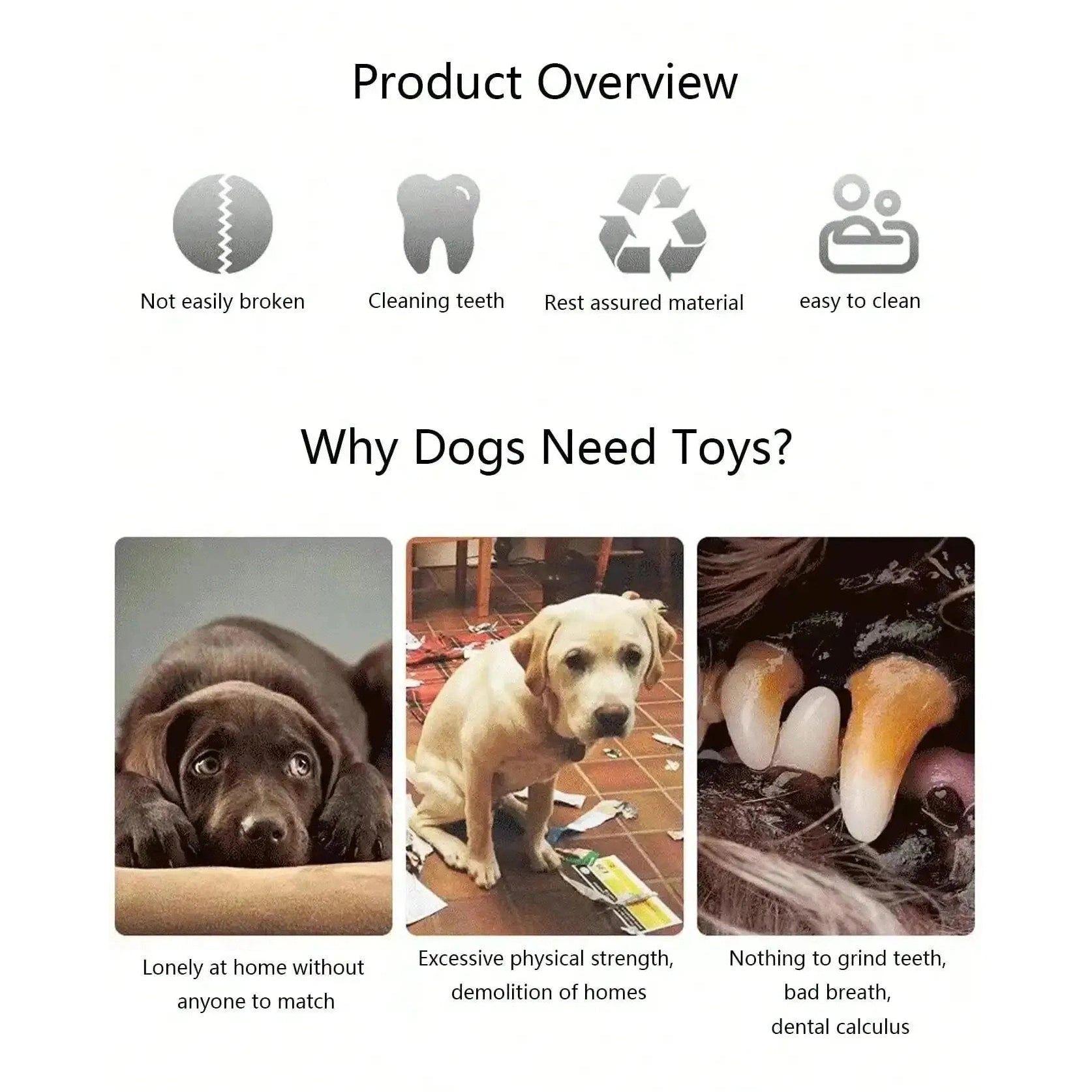 1pc Bone Design Pet Grinding Teeth Squeaky Plush Toy, Chew Toy For Dog Interactive Supply - Finnigan's Play Pen