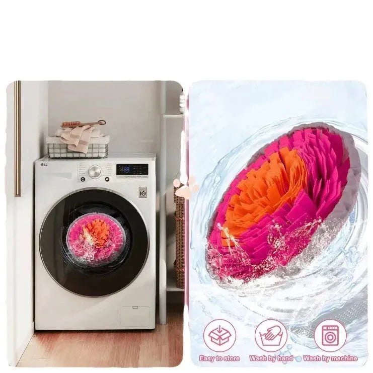 Washable Felt Pet Sniffing Pad Foldable Dog Slow Feeding Mat Toy Dog Training Snuff mat - Finnigan's Play Pen