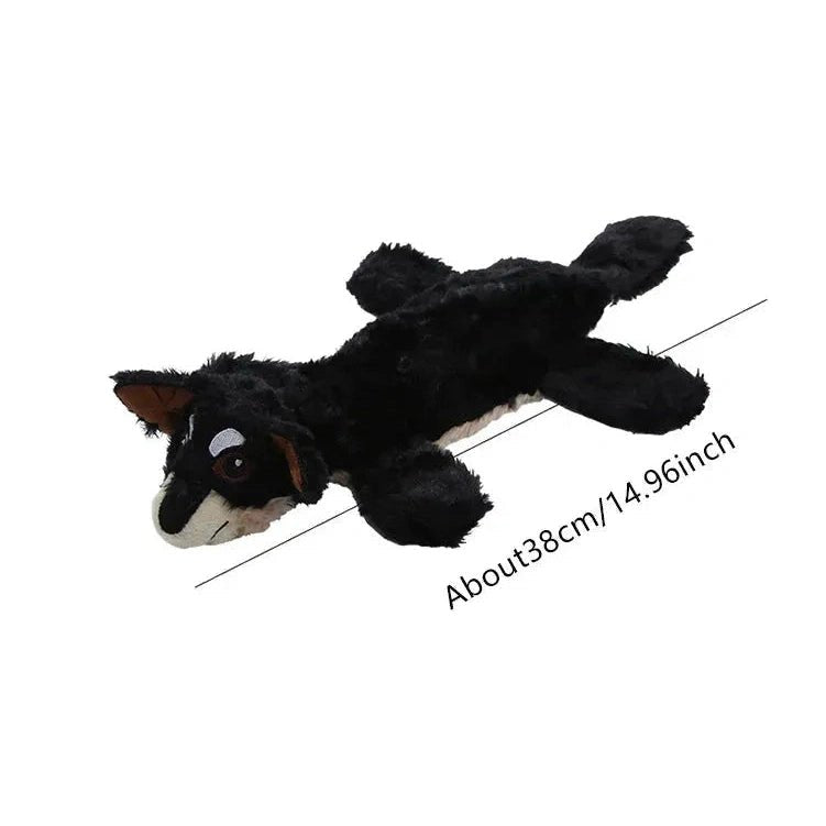 Plush fur shell dog toy Bite resistant vocal pet products Grinding teeth cleaning educational doll - Finnigan's Play Pen