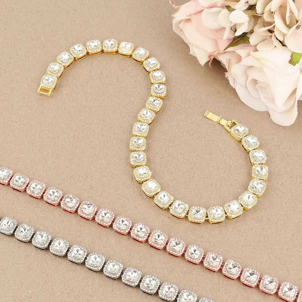 Bling Diamond Dog Chain Collar Crystal Rhinestone Pet Necklace Collar Luxury Shining Collars for Small Medium Dogs Cat