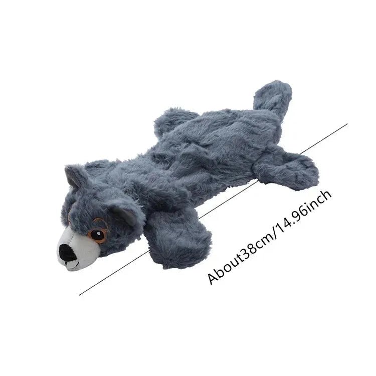 Plush fur shell dog toy Bite resistant vocal pet products Grinding teeth cleaning educational doll - Finnigan's Play Pen