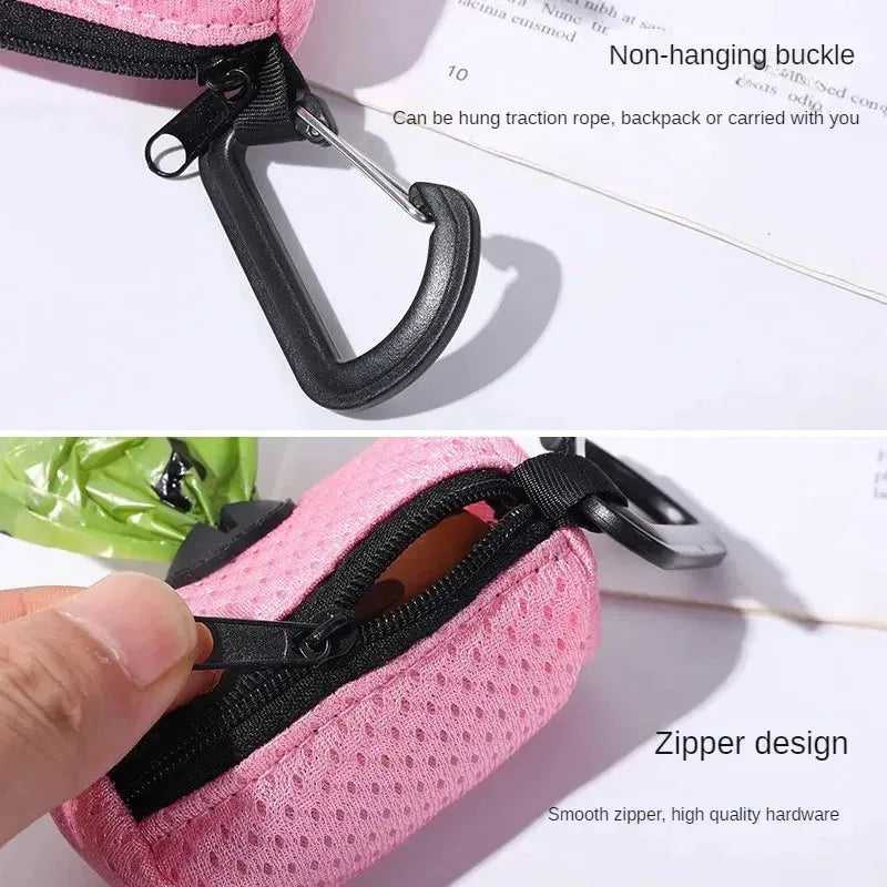 Dog Poop Bag Dispenser Hangingable Dog Waste Bag Holder Bags Dispenser for Dogs Walking Garbage Bags Dispensers Pet Supplies - Finnigan's Play Pen