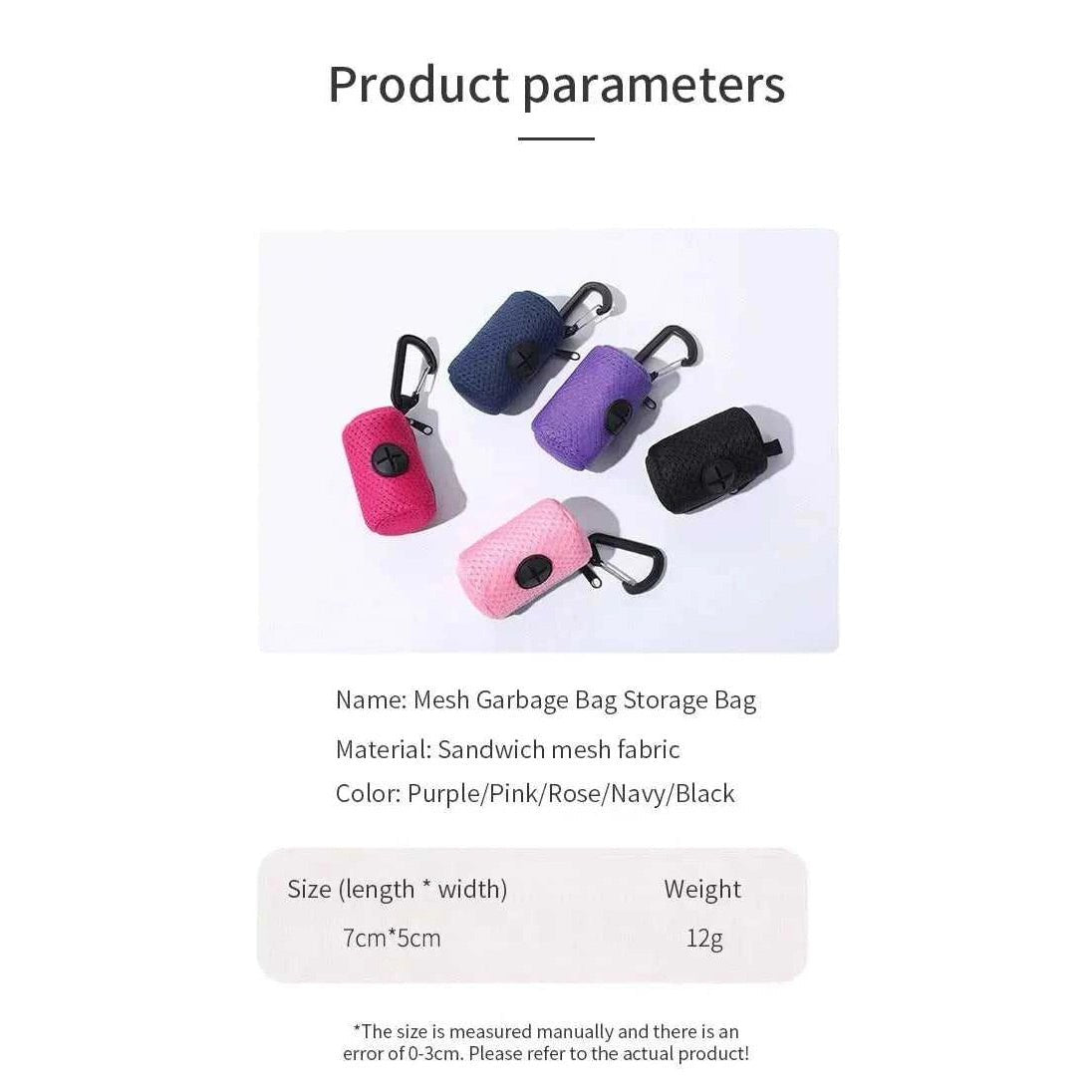 Dog Poop Bag Dispenser Hangingable Dog Waste Bag Holder Bags Dispenser for Dogs Walking Garbage Bags Dispensers Pet Supplies - Finnigan's Play Pen