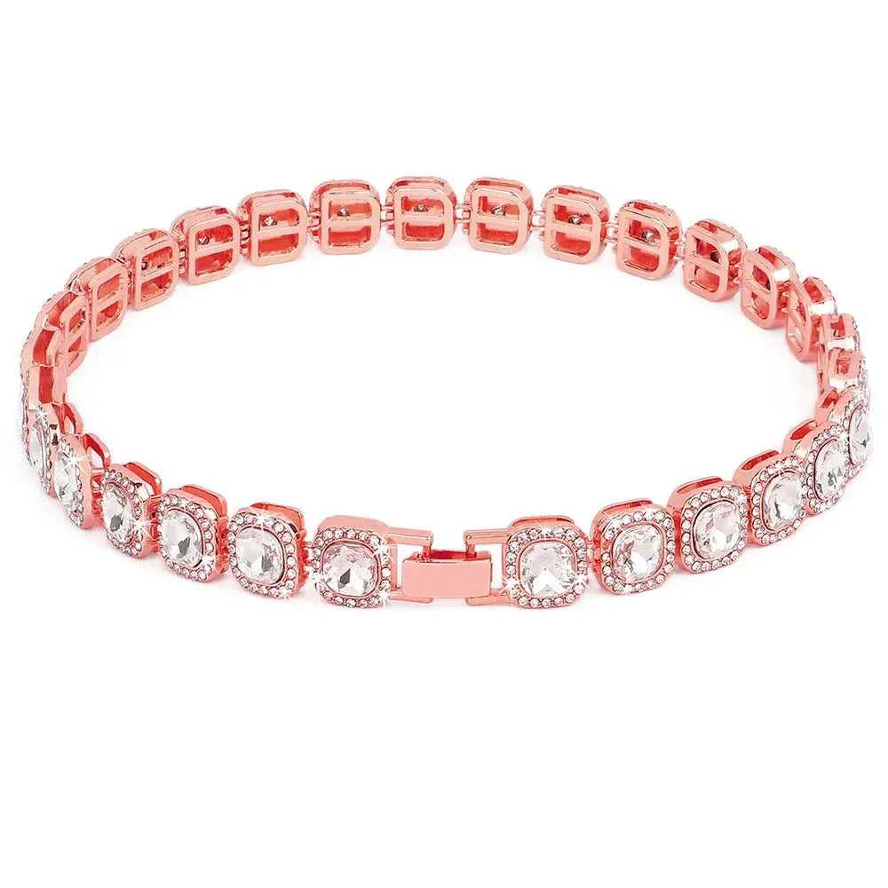Bling Diamond Dog Chain Collar Crystal Rhinestone Pet Necklace Collar Luxury Shining Collars for Small Medium Dogs Cat