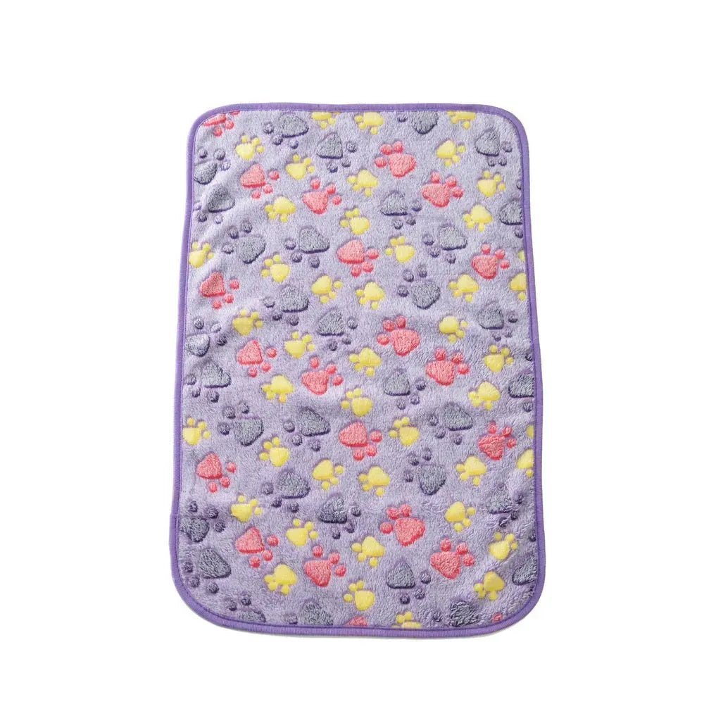 3 Sizes Cute Warm Pet Bed Mat Cover Towel Handcrafted Cat Dog Fleece Soft Blanket for Small Medium Large dogs Puppy Pet Supplies - Finnigan's Play Pen