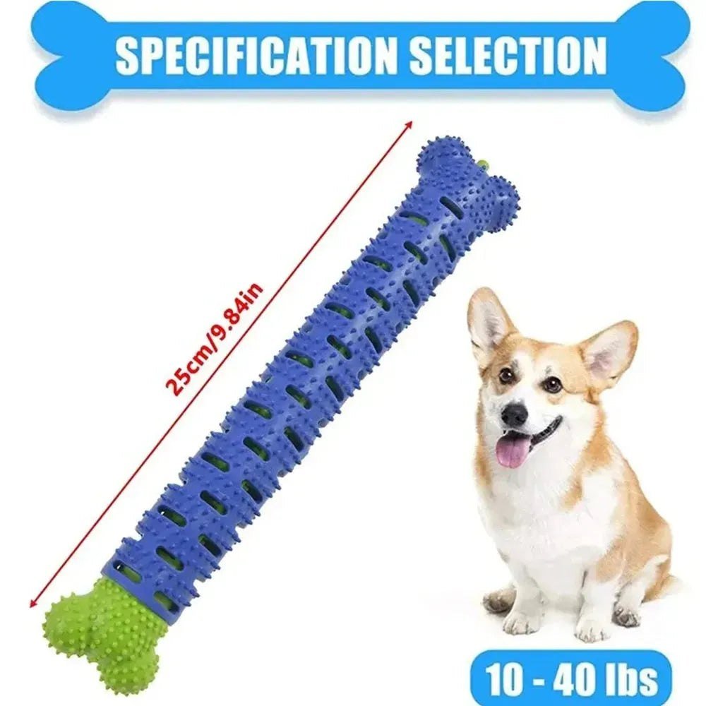 Dog Tooth Grinding Stick Food Grade Cleaning Massager Rubber Tooth Brush Chewing Toy Teeth Cleaning Pet with Slight Bite Force - Finnigan's Play Pen